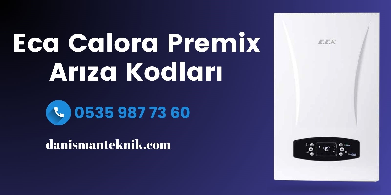 Eca Clora Premix Arıza kodları