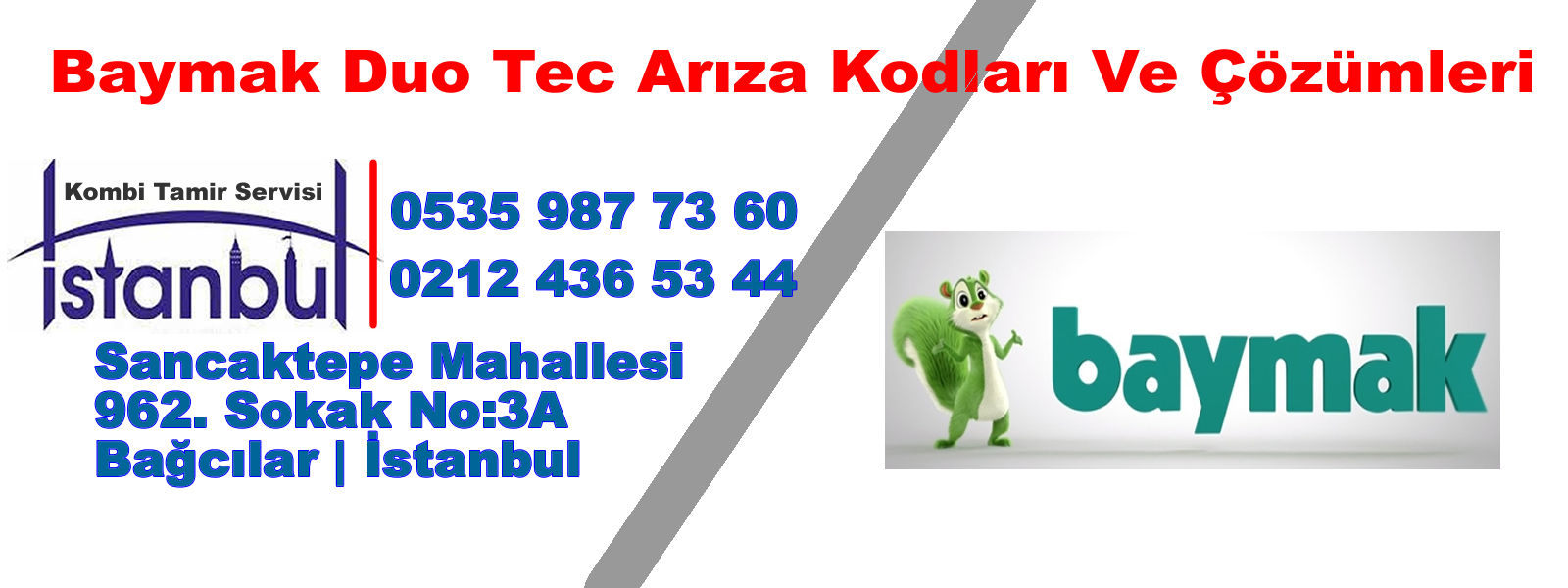 Baymak Duo Tec Kombi Arıza Kodları