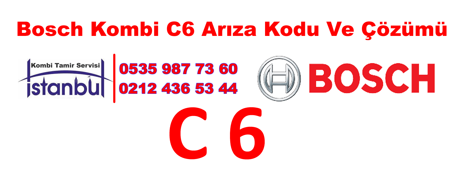 Bosch kombi C6 arızası ve çözümleri