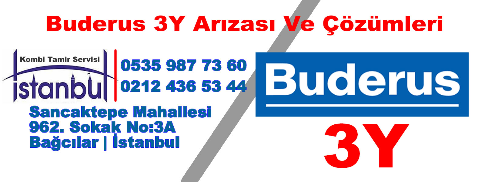 Buderus kombi 3y arızası ve çözümleri