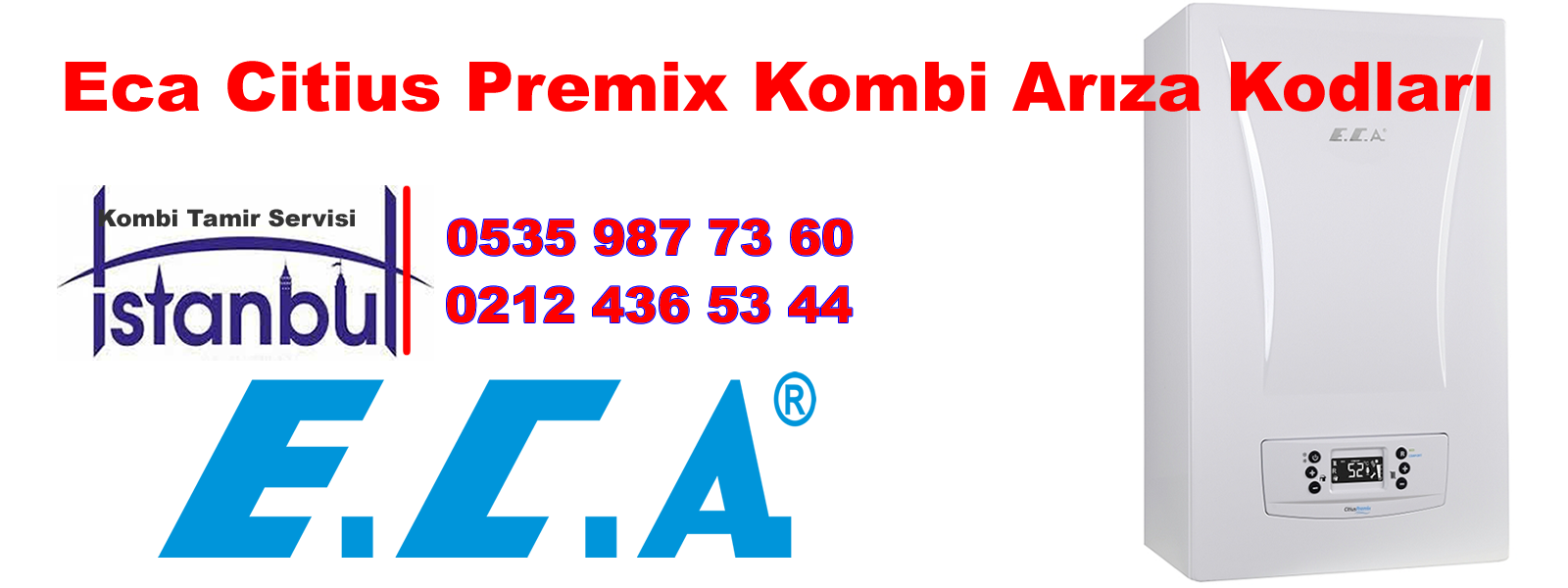 Eca Citius Premix Kombi Arıza Kodları