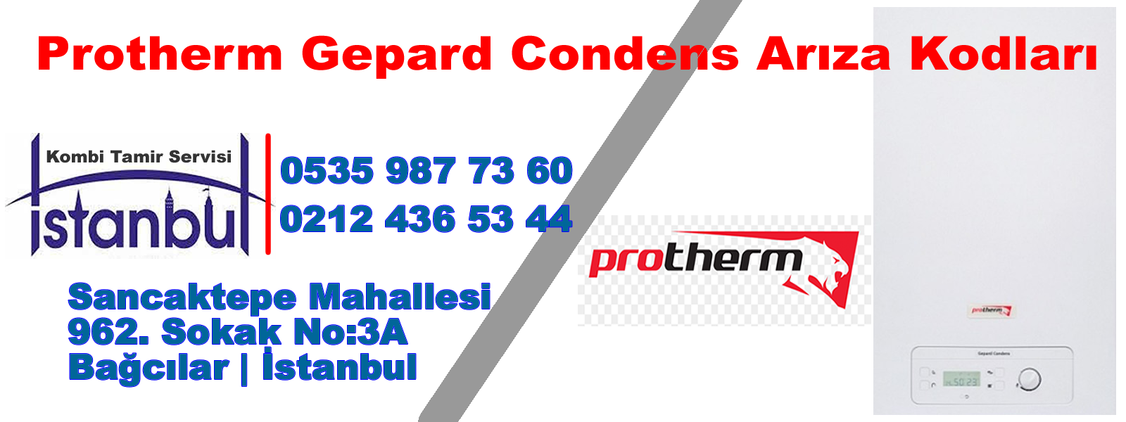 Protherm Gepard Condens Arıza Kodları