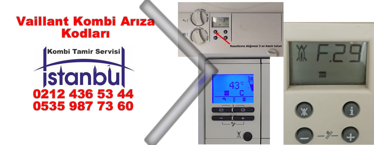 Vaillant Kombi Arıza Kodları