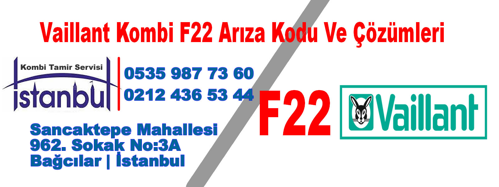 Vaillant Kombi F22 Arızası Ve Çözümleri